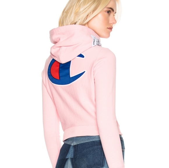 vetements hoodie pink